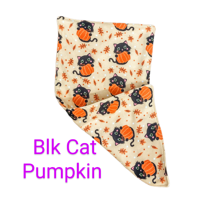 Halloween & Fall 3 Layer Burp Towels