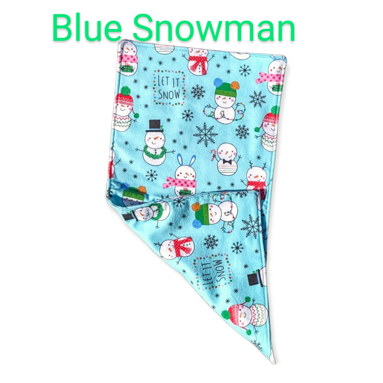 Christmas 3-layer Handmade Burp Towel