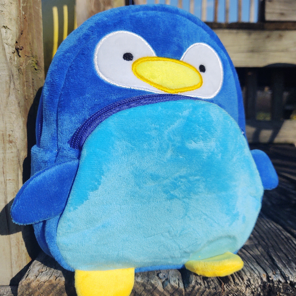 bath & bodyworks blue penguin mini backpack Pepper the Stuffed Animal Care Package stores and totes all your everyday essentials Pop Culture Backpack - Etsy