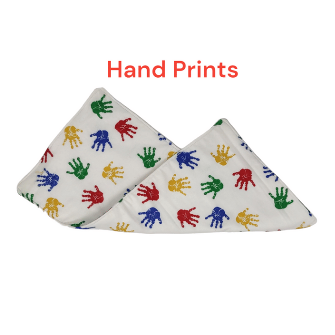 Spring Pastel Prints 3 Layer Burp Towels