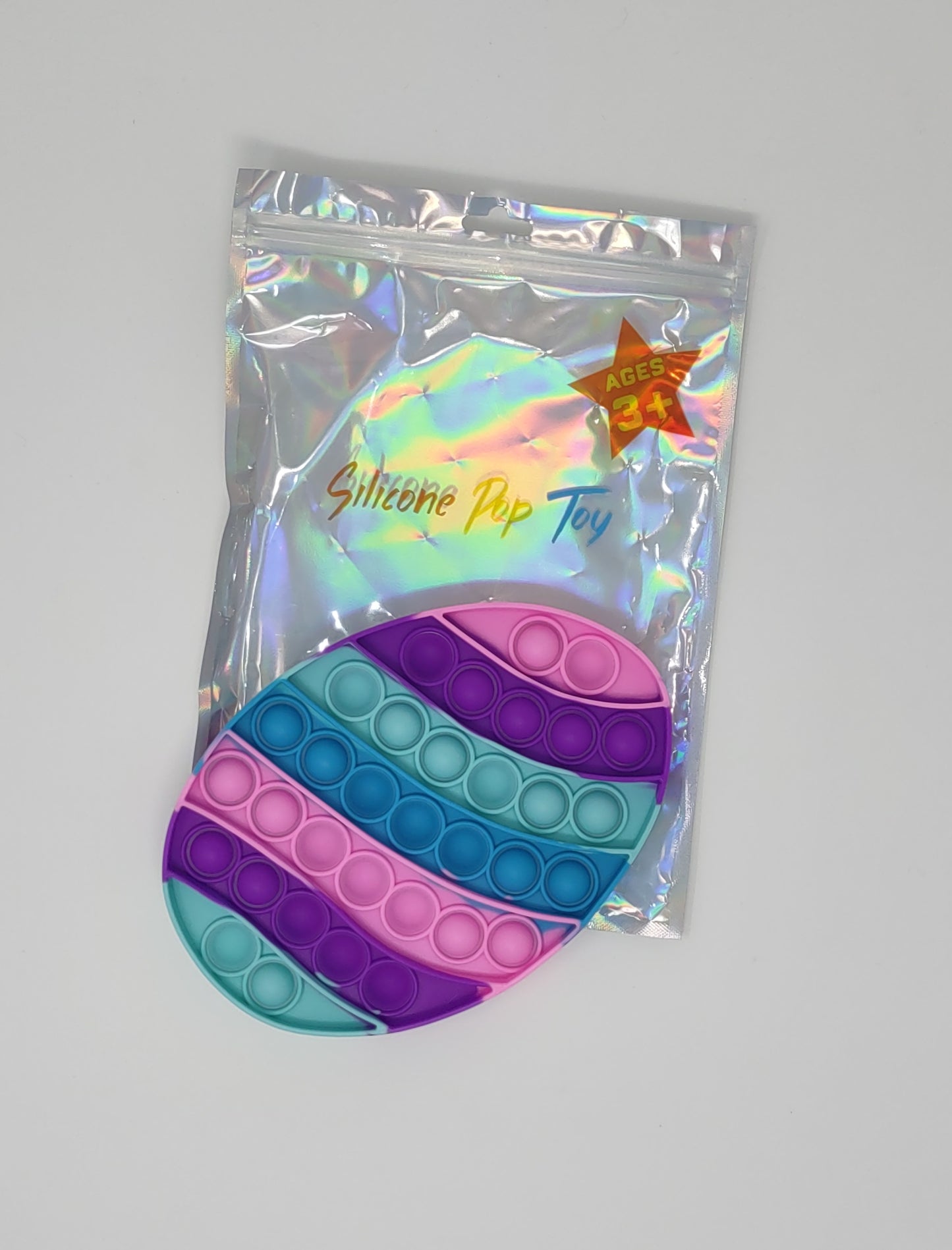 Multi Colored Easter Egg Pop It Fidget Toy