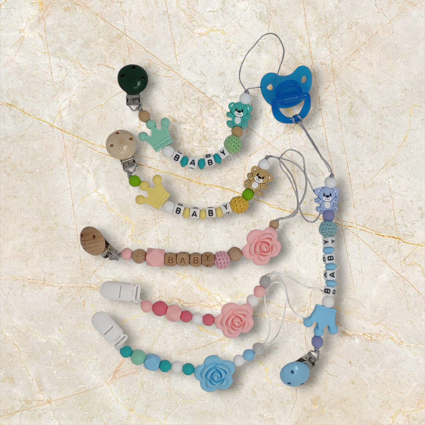 Teething Pacifier Clip