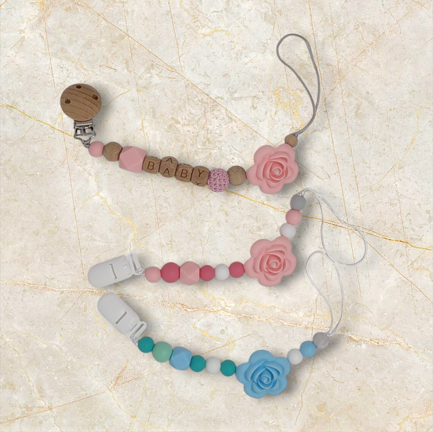 Teething Pacifier Clip