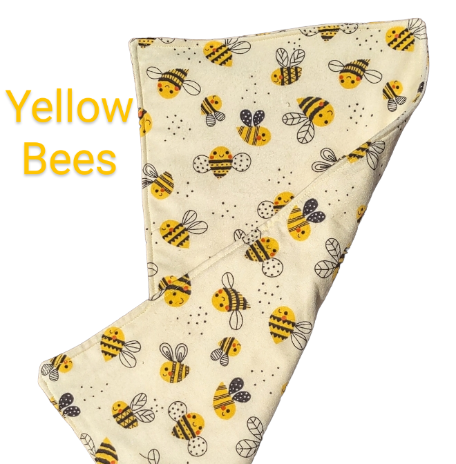 Spring Pastel Prints 3 Layer Burp Towels
