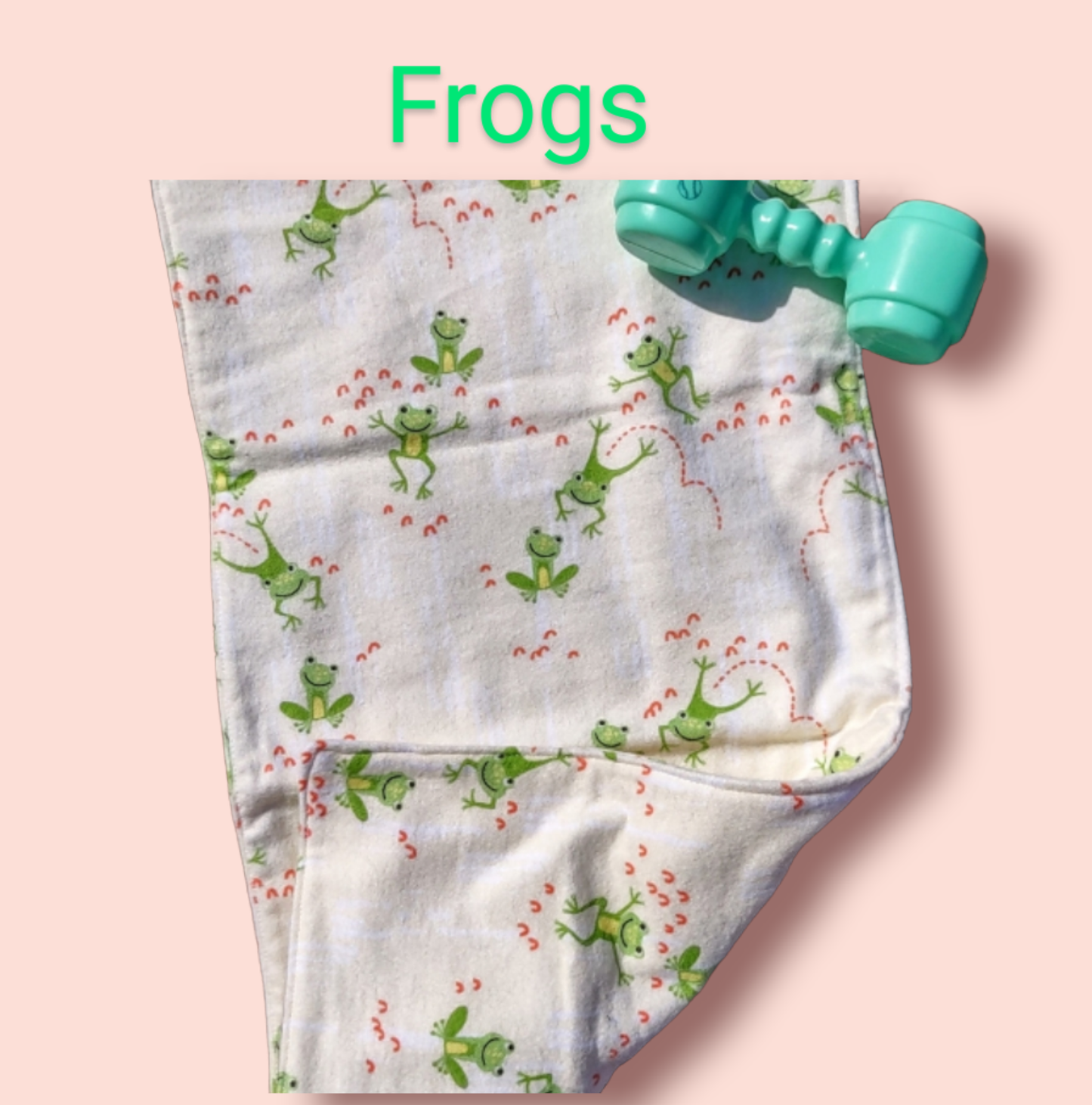 Spring Pastel Prints 3 Layer Burp Towels