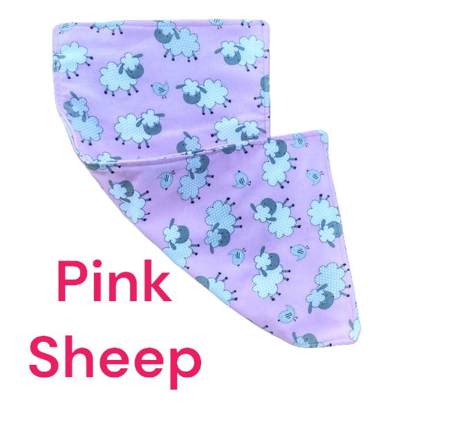 Spring Pastel Prints 3 Layer Burp Towels