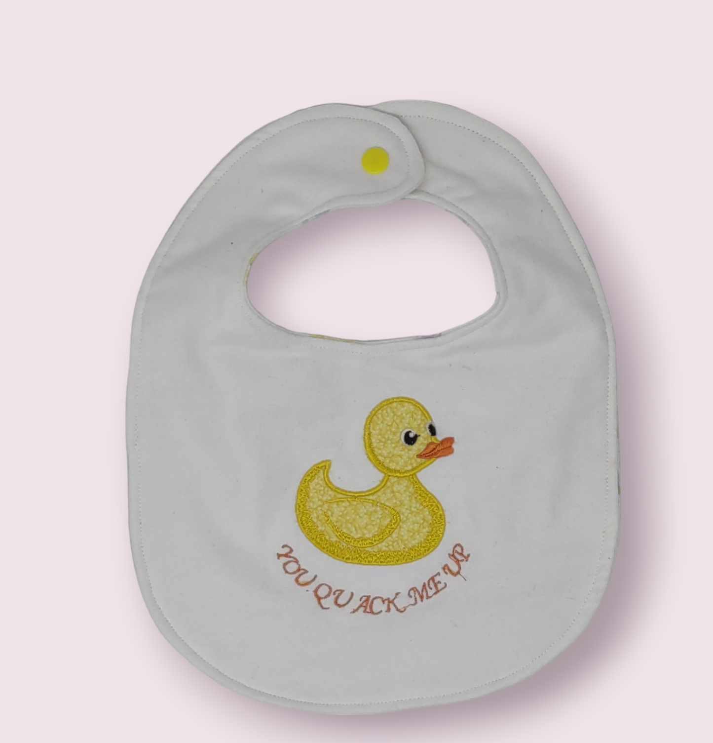 Duckies Bibs Burp Cloth Blanket Sets Handmade 3-Layer