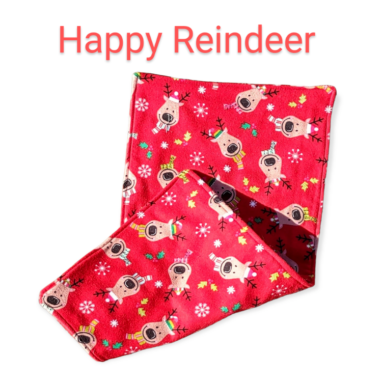 Christmas 3-layer Handmade Burp Towel