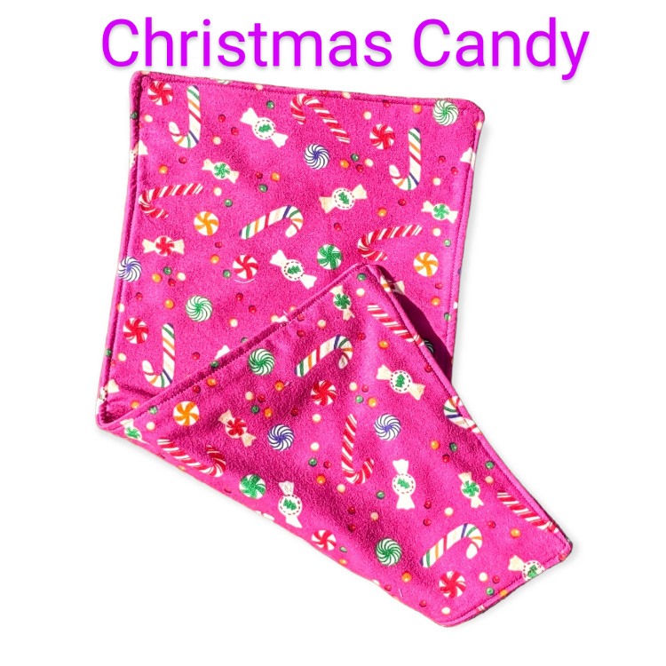 Christmas 3-layer Handmade Burp Towel