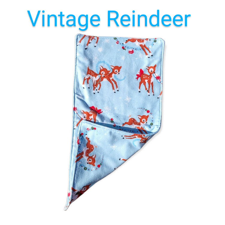 Christmas 3-layer Handmade Burp Towel
