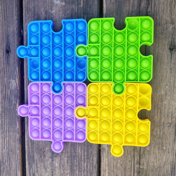 4pc. Puzzle Set Pop It Fidget Toy