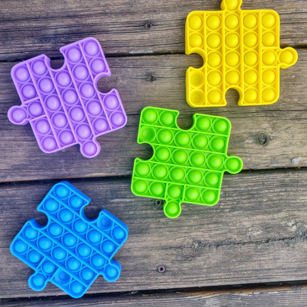 4pc. Puzzle Pop It Fidget Toy